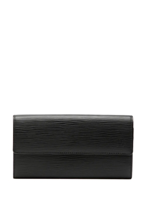 Louis Vuitton Pre-Owned 2010 Epi Sarah Wallet long wallets - Black
