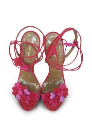 Aquazzura Happy Hearts strappy sandals - Red