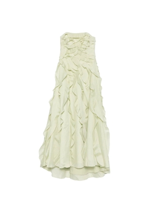 Aje Allairie ruffled gown - Green