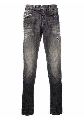 Diesel faded-effect distressed jeans - Black