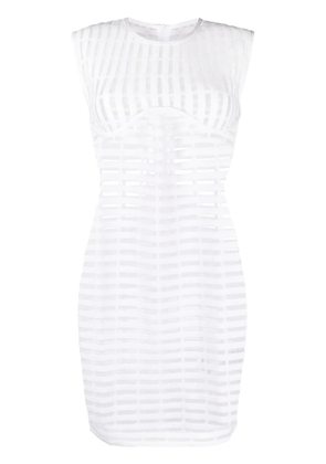 Genny Iconic cut-out minidress - White