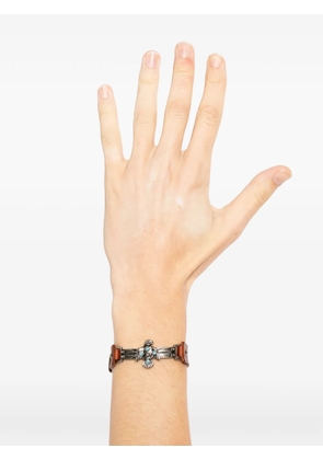 Valentino Garavani Rockstud leather bracelet - Brown