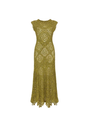 Ulla Johnson Annalisa crochet-knit dress - Green