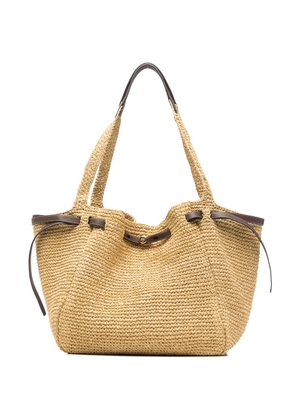 Tory Burch Romy straw tote bag - Neutrals
