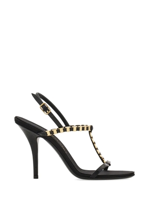Ferragamo Vara chain T-strap sandals - Black