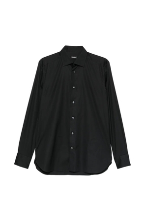Zegna long-sleeve button-down shirt - Black