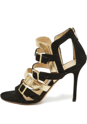 Jimmy Choo Pre-Owned 110mm leather sandals - Black