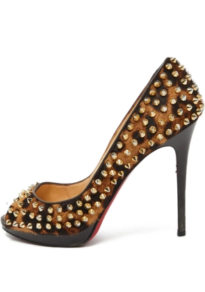 Christian Louboutin Pre-Owned 120mm Yolanda pumps - Brown