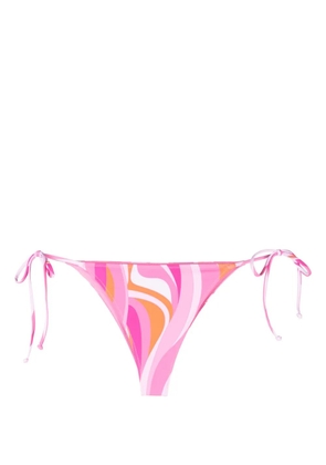 MC2 Saint Barth abstract-print bikini bottoms - Pink