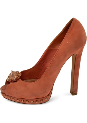Alexander McQueen Pre-Owned 135mm suede pumps - Brown