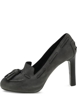 Tod's Vintage 95mm suede pumps - Grey