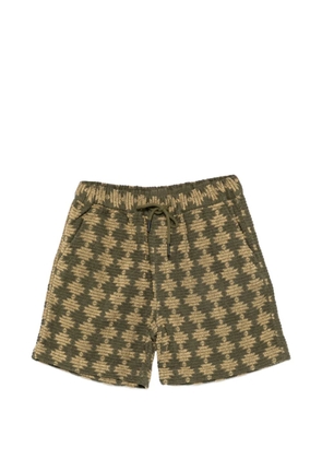 OAS Company Forti Porto jacquard-terry shorts - Green
