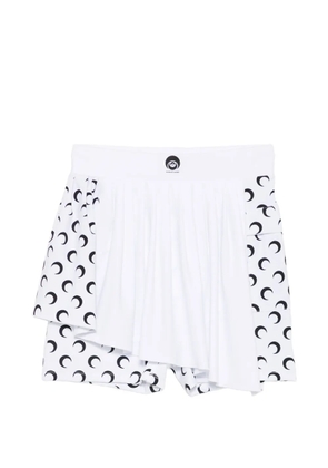 Marine Serre Athleisure mini skirt - White