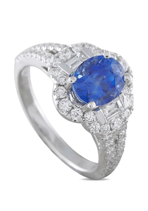 LB Exclusive sapphire and diamond ring - Silver