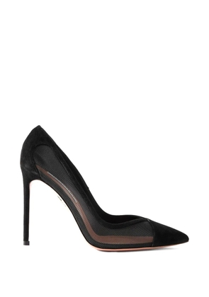 Aquazzura mesh-detail pumps - Black