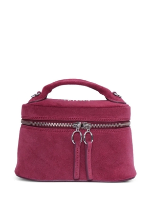 Orciani mini Joy suede tote bag - Red
