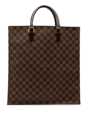 Louis Vuitton Pre-Owned 2007 Damier Ebene Sac Plat tote bag - Brown
