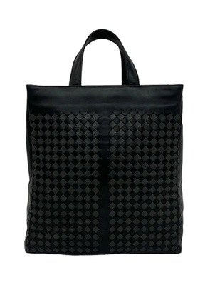 Bottega Veneta Pre-Owned 2000-2012 Bicolor Nappa Intrecciato tote bag - Black