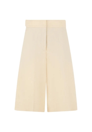 slowear wide-leg tailored shorts - Neutrals