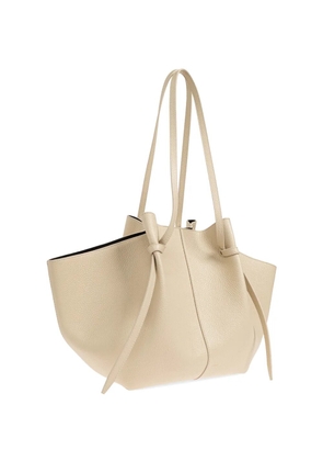 Yuzefi large Mochi pebble-grain leather tote bag - Neutrals