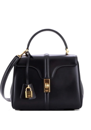 Celine Pre-Owned 16 Top Handle Bag Smooth Calfskin Small satchel - Black