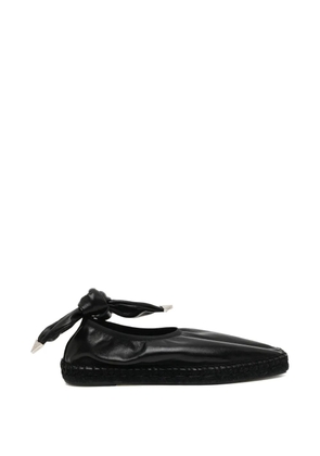 Toga Pulla chain-detail flats - Black