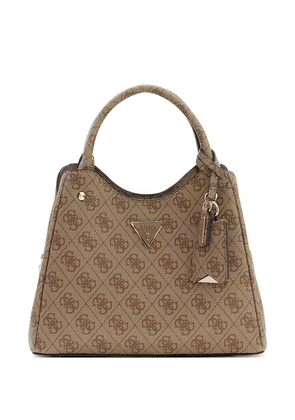 GUESS USA logo-pattern tote bag - Neutrals