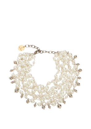Silvia Gnecchi Miru faux-pearl beaded necklace - Silver