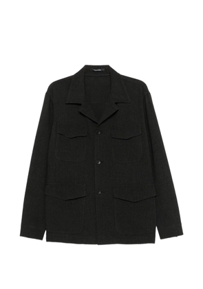 Tagliatore Brook four-pocket button-up jacket - Black