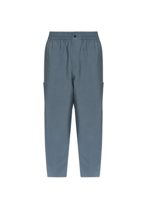 Kenzo elasticated-waist cargo pants - Blue