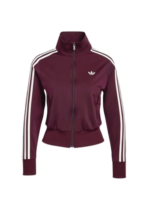adidas side-stripe track jacket - Brown