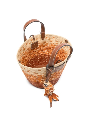 Anya Hindmarch small woven fish-charm tote bag - Neutrals