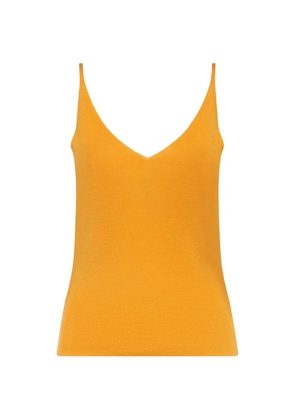 Loro Piana V-neck knitted top - Orange