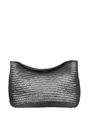 DRAGON DIFFUSION Santa Marta woven leather shoulder bag - Silver