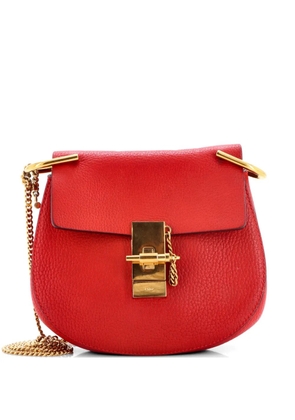 Chloé Pre-Owned Drew Leather Mini crossbody bag - Red