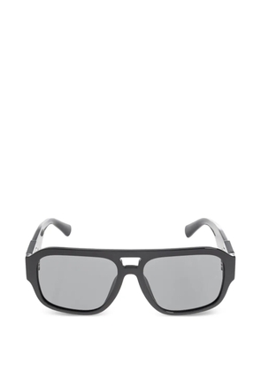 Dolce & Gabbana Eyewear DNA logo-plaque pilot-frame sunglasses - Black