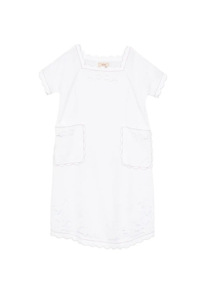 Vita Kin Formentera scalloped-edge midi dress - White