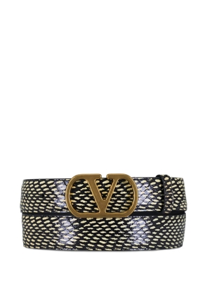 Valentino Garavani VLogo-buckle belt - Black