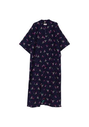 A.N.G.E.L.O. Vintage Upcycling floral-print kimono - Blue