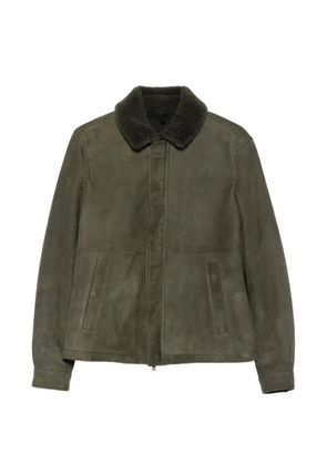 Tagliatore Stow suede jacket - Green