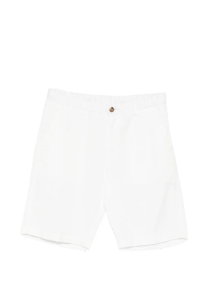 Alley Docks 963 elasticated-waistband shorts - White