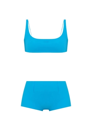 MM6 Maison Margiela logo-print bikini - Blue