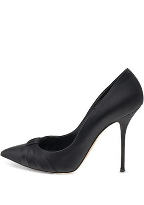 Casadei Vintage pre-owned 110mm satin pumps - Black