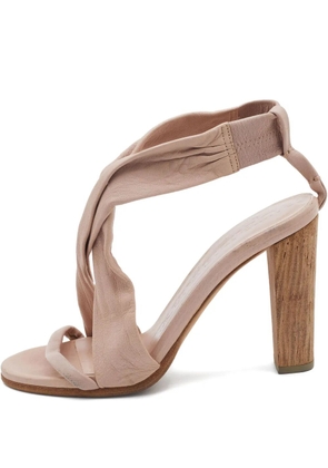 Burberry Pre-Owned 105mm leather sandals - Pink