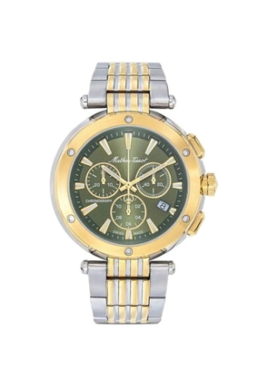 Mathey Tissot Neptune chronograph 42mm watch - Green
