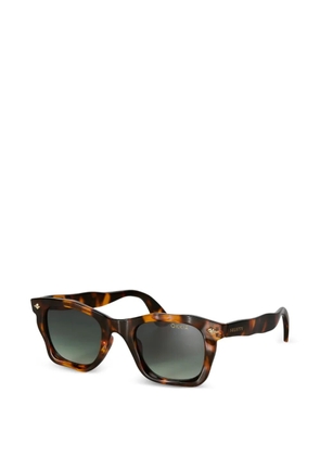 Seletti x Okkia Dakota tortoiseshell-effect sunglasses - Brown