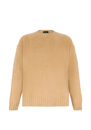 Roberto Collina brushed-knit sweater - Brown