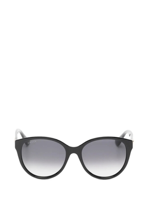 Gucci Eyewear Double G round-frame sunglasses - Black