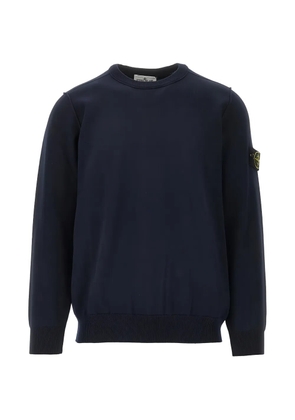 Stone Island logo-patch sweater - Blue