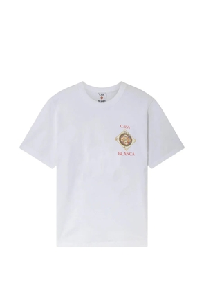 Casablanca logo-print T-shirt - White